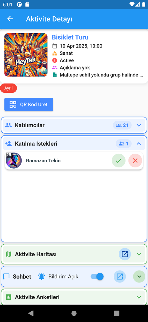 Katılım İstekleri